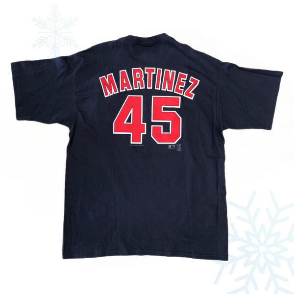 Vintage Deadstock NWT 2002 MLB Boston Red Sox Pedro Martinez T-Shirt Jersey (L)