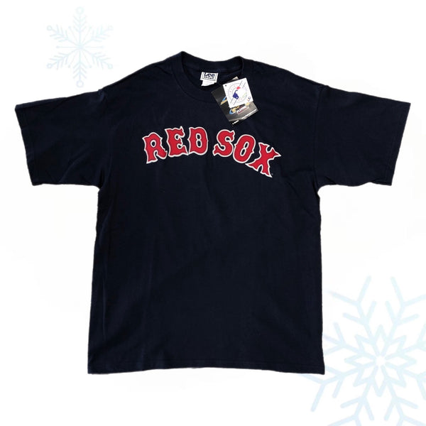 Vintage Deadstock NWT 2002 MLB Boston Red Sox Pedro Martinez T-Shirt Jersey (L)