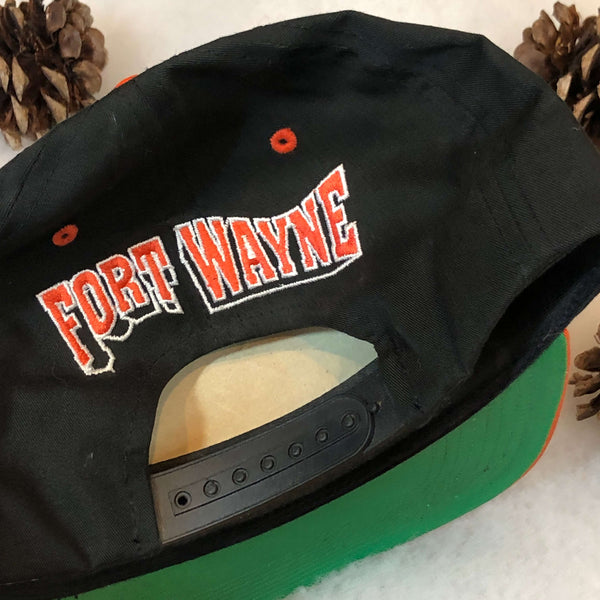 Vintage IHL Fort Wayne Komets The G Cap Wave Twill Snapback Hat