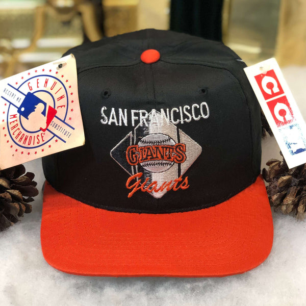 Vintage Deadstock NWT MLB San Francisco Giants CCM Drew Pearson Twill Snapback Hat