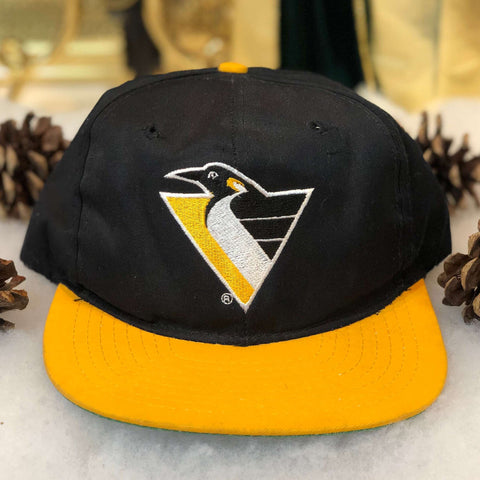 Vintage NHL Pittsburgh Penguins AJD Twill Snapback Hat