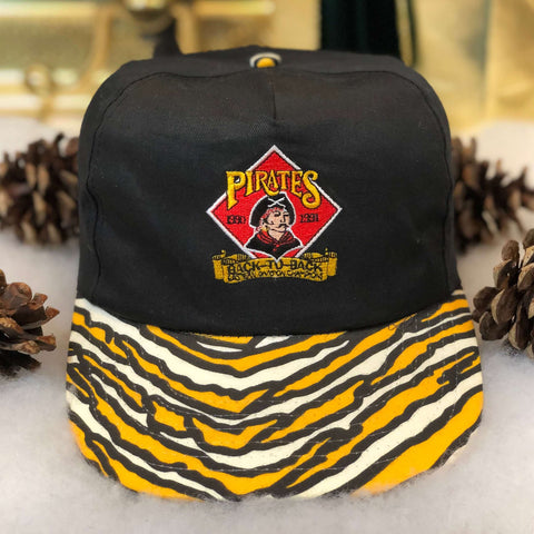 Vintage MLB Pittsburgh Pirates 1990-91 Back-to-Back Eastern Division Champions Twill Snapback Hat