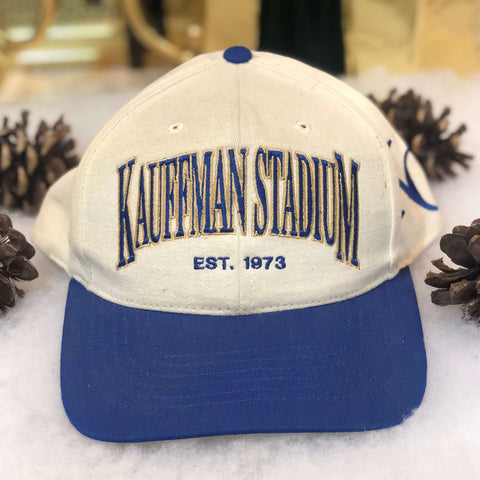 Vintage MLB Kansas City Royals Kauffman Stadium Twins Enterprise Snapback Hat