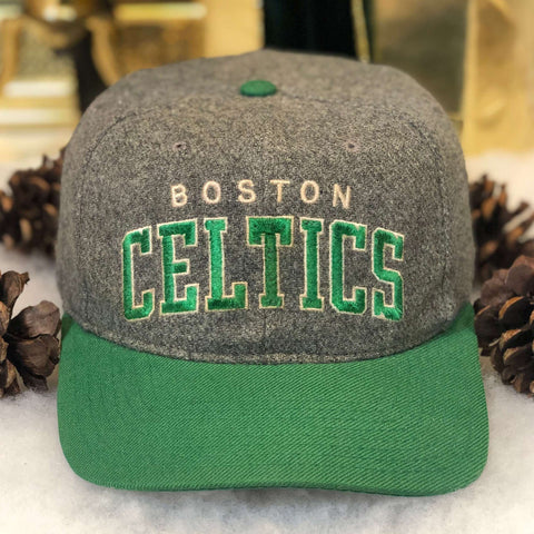 Vintage NBA Boston Celtics Starter Arch Melton Wool *YOUTH* Snapback Hat