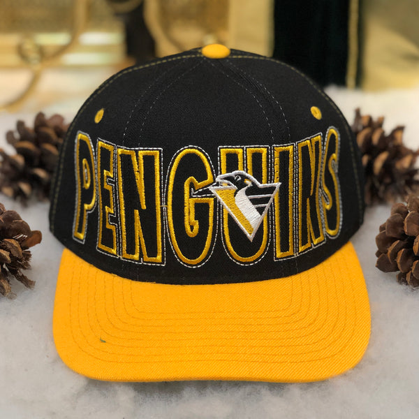 Vintage Deadstock NWOT NHL Pittsburgh Penguins Starter Starfit Wool Stretch Fit Hat