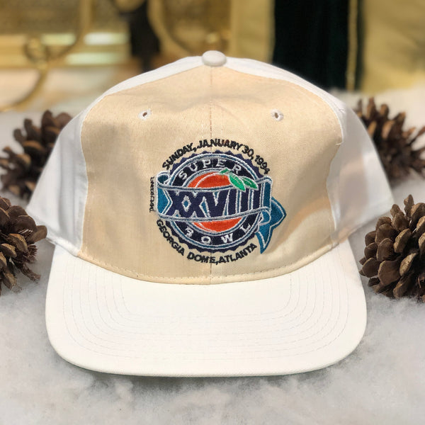 Vintage Deadstock NWOT NFL Super Bowl XXVIII Dallas Cowboys Buffalo Bills AJD Twill Snapback Hat