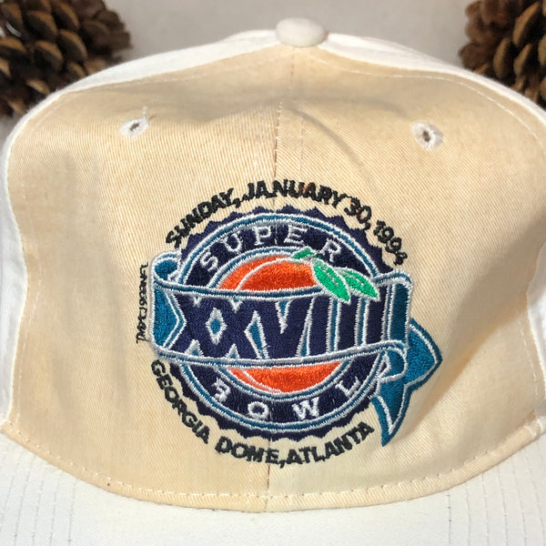 Vintage Deadstock NWOT NFL Super Bowl XXVIII Dallas Cowboys Buffalo Bills AJD Twill Snapback Hat