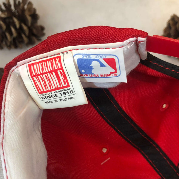 Vintage Deadstock NWT MLB Cincinnait Reds American Needle S/M Snapback Hat