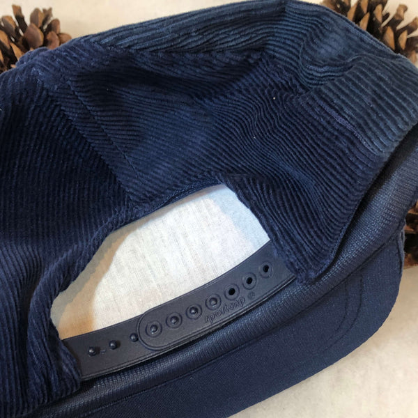 Vintage Deadstock NWOT NCAA Michigan Wolverines Rose Bowl Corduroy Snapback Hat
