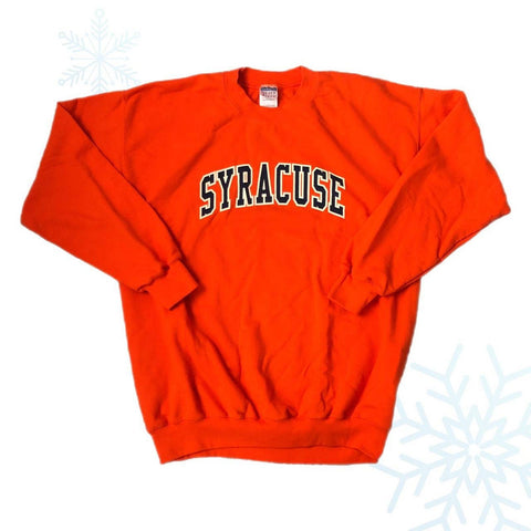 Vintage NCAA Syracuse Orangemen College y2k Crewneck Sweatshirt (L)