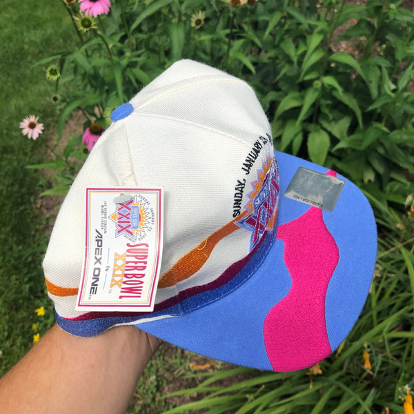 Vintage Deadstock NWT Apex One NFL Super Bowl XXIX Snapback Hat