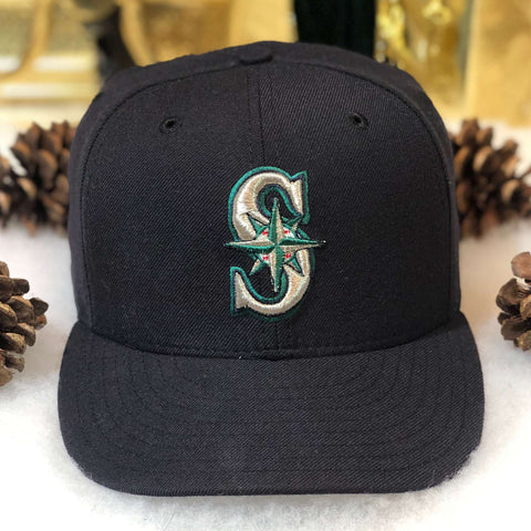 Vintage MLB Seattle Mariners New Era Wool Fitted Hat 7 3/8