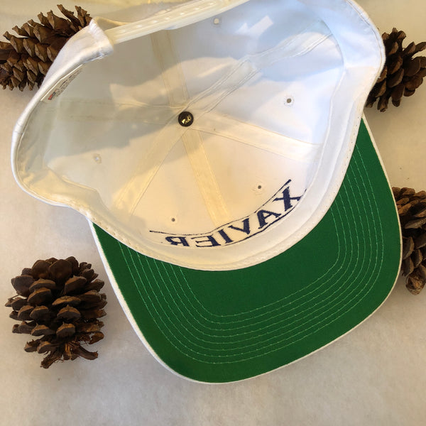 Vintage Deadstock NWOT The Game NCAA Xavier Musketeers Split Bar Snapback Hat