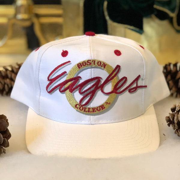 Vintage Deadstock NWOT The Game NCAA Boston College Eagles Circle Logo Snapback Hat