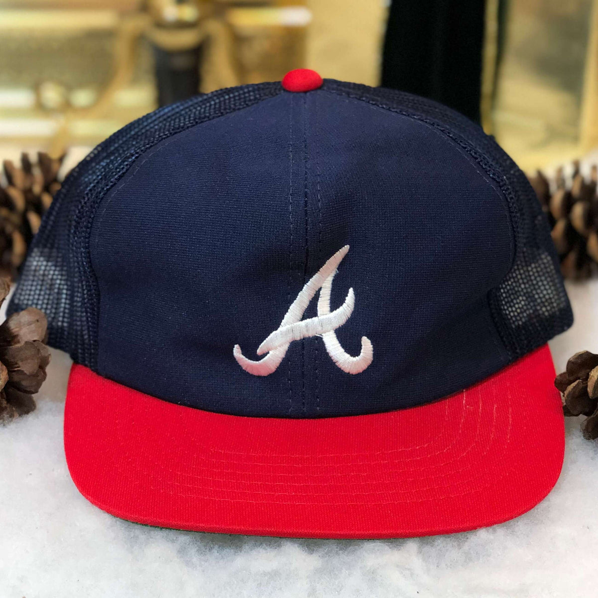 Vintage MLB Atlanta Braves Sports Specialties Trucker Hat – 🎅 Bad