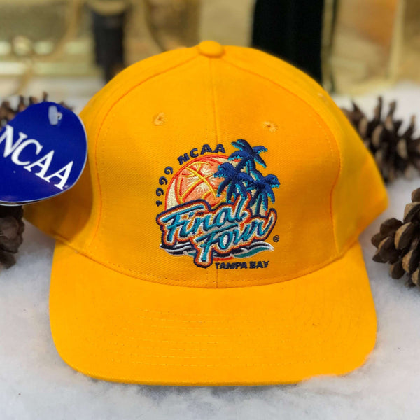 Vintage Deadstock NWT 1999 NCAA Final Four Tampa Bay Logo 7 Strapback Hat
