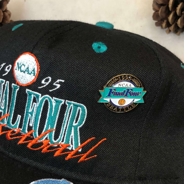 Vintage Deadstock NWT 1995 NCAA Final Four Seattle #1 Apparel Wool Snapback Hat