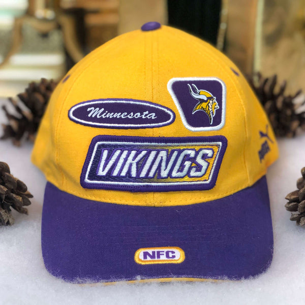 Vintage Deadstock NWOT NFL Minnesota Vikings Puma Strapback Hat