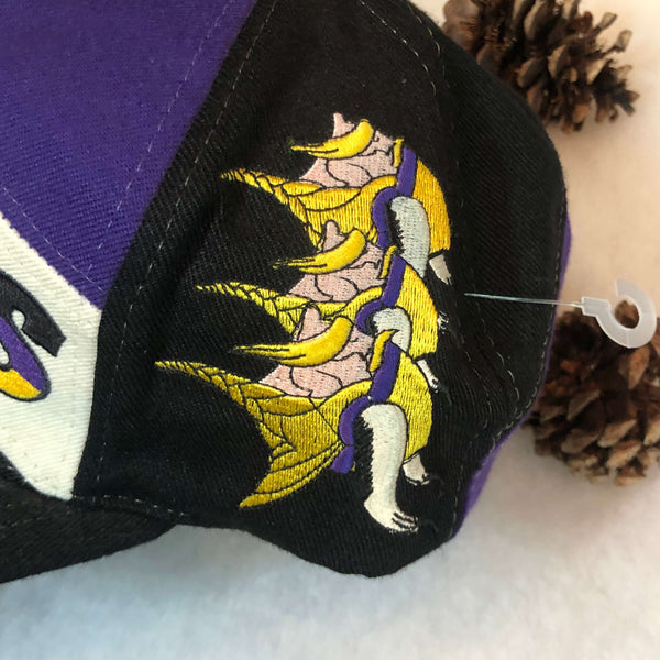 Vintage Deadstock NWOT NFL Minnesota Vikings Pro Player Wool Snapback Hat