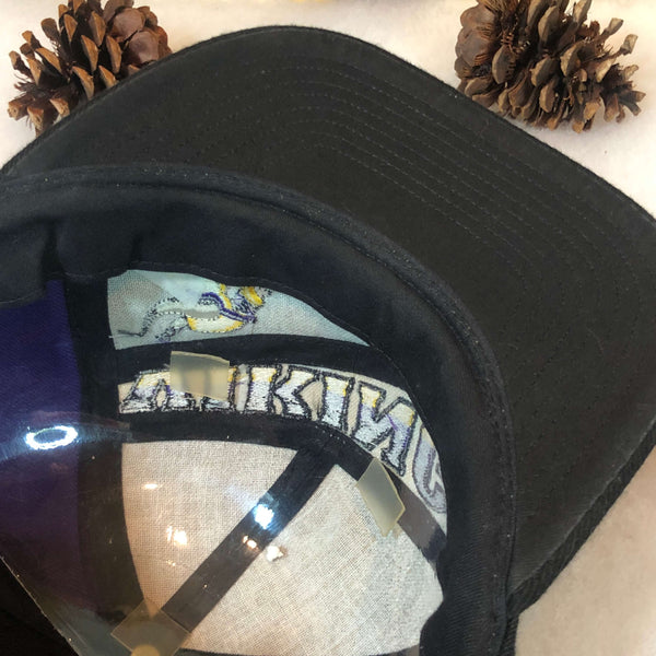 Vintage Deadstock NWOT NFL Minnesota Vikings Pro Player Wool Snapback Hat