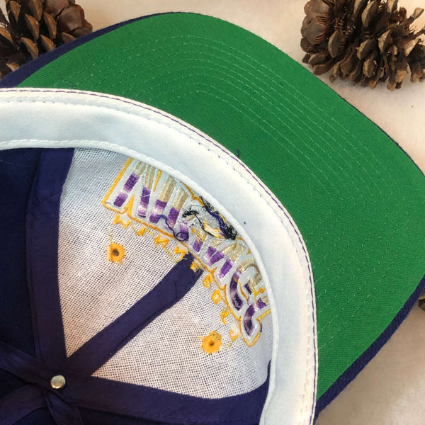 Vintage Deadstock NWOT NFL Minnesota Vikings The Game Wool Snapback Hat