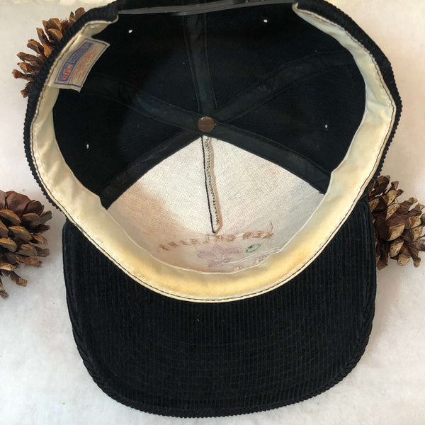Vintage NFL New Orleans Saints Sports Specialties Corduroy Snapback Hat