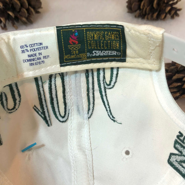 Vintage Deadstock NWT 1996 USA Atlanta Olympics Starter Twill Snapback Hat