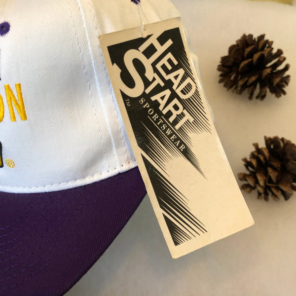 Vintage Deadstock NWT Head Start NCAA Washington Huskies Snapback Hat