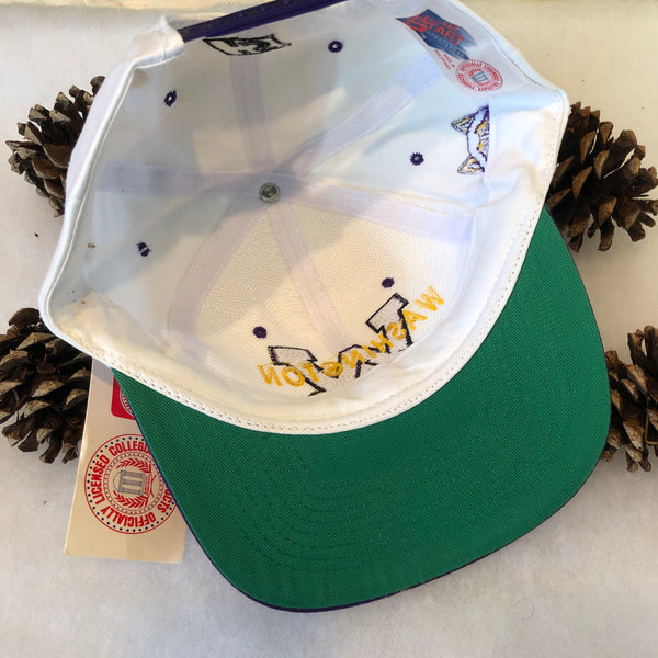 Vintage Deadstock NWT Head Start NCAA Washington Huskies Snapback Hat