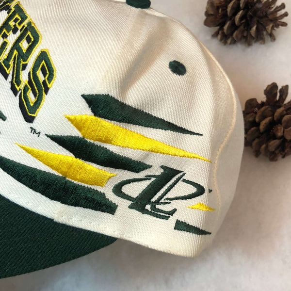 Vintage Deadstock NWOT NFL Green Bay Packers Logo Athletic Diamond Wool Snapback Hat