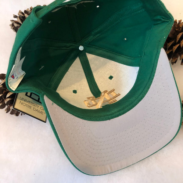Vintage Deadstock NWT Champion NCAA Notre Dame Fighting Irish Football Snapback Hat