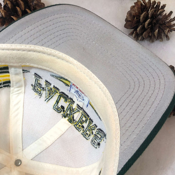 Vintage Deadstock NWOT NFL Green Bay Packers Logo Athletic Diamond Wool Snapback Hat
