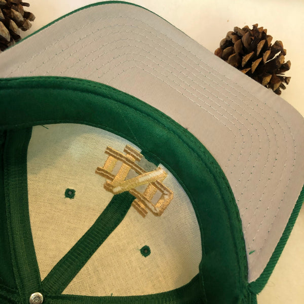 Vintage Deadstock NWT Champion NCAA Notre Dame Fighting Irish Football Snapback Hat