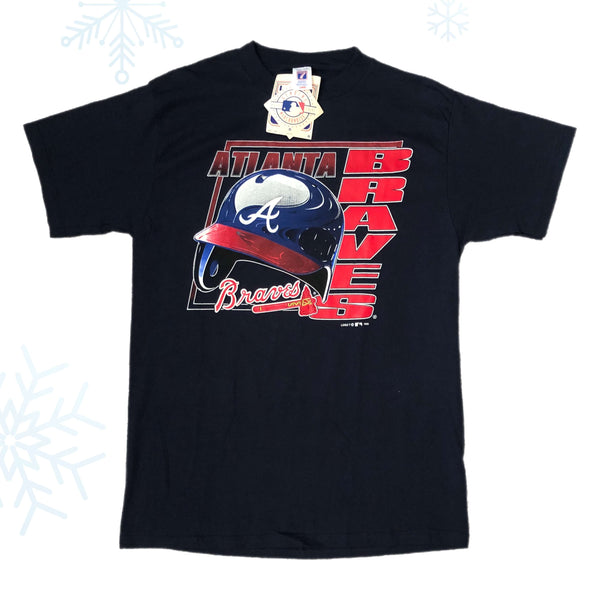 Vintage Deadstock NWT MLB Atlanta Braves Logo 7 T-Shirt (L)