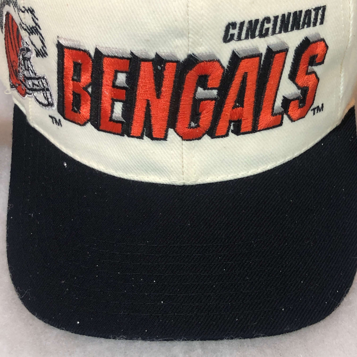 Vintage Rare Cincinnati Bengals NFL Football AJD Sport Trucker Mesh Hat  Snapback