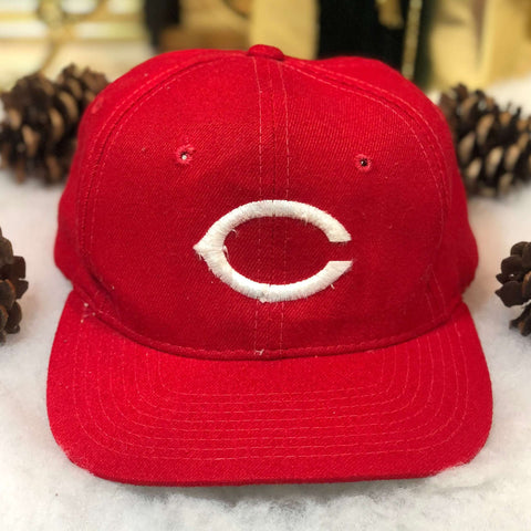 Vintage MLB Cincinnati Reds Sports Specialties Plain Logo Wool Snapback Hat