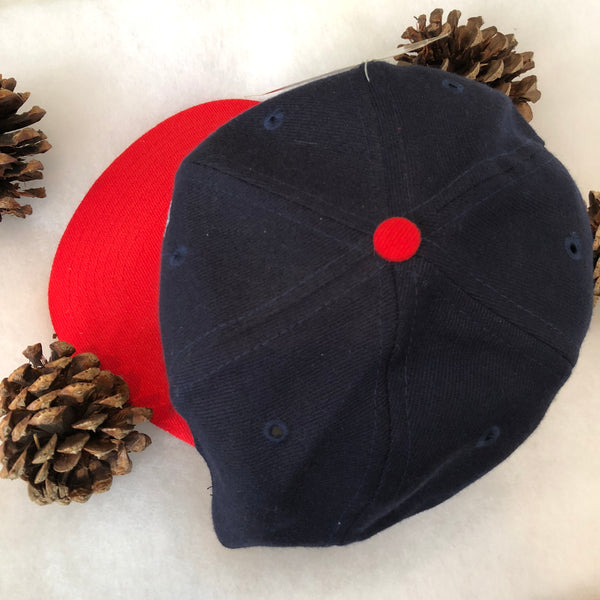 Vintage Deadstock NWT Logo 7 MLB Cleveland Indians Snapback Hat