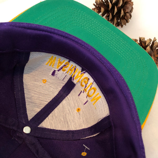 Vintage Deadstock NWT Head Start NCAA Washington Huskies Snapback Hat
