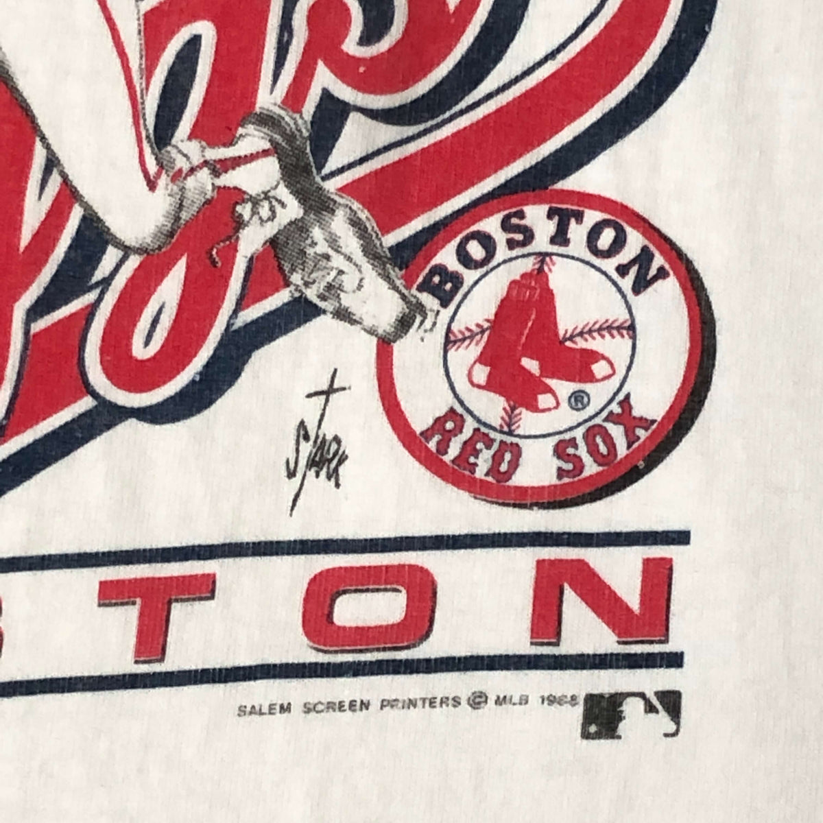 Vintage 90's Boston Red Sox American League Red T Shirt 