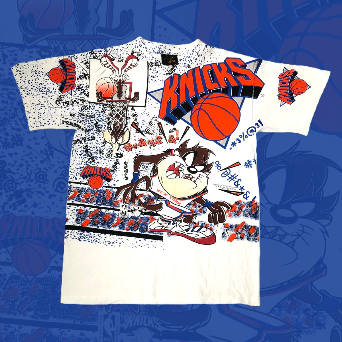 Magic Johnson T's, Shirts, Vintage Buffalo Bills Magic Johnson All Over  Print Shirt