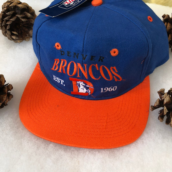 Vintage Deadstock NWT Drew Pearson NFL Denver Broncos Snapback Hat