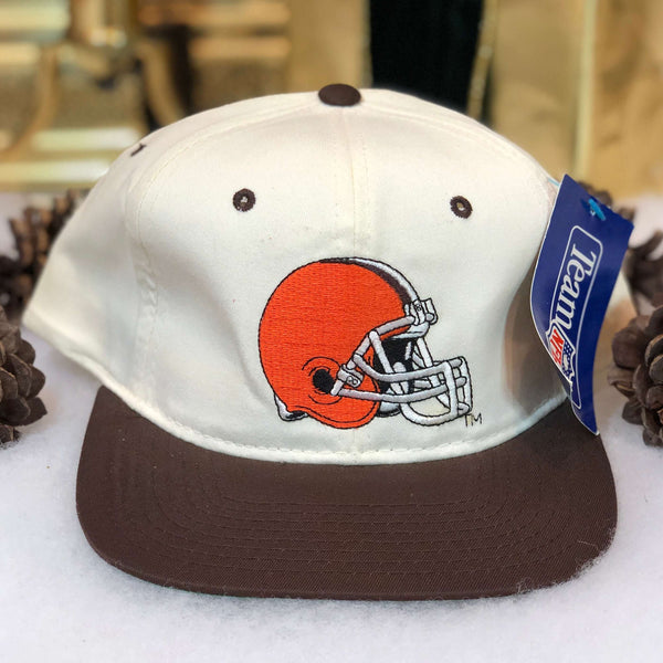 Vintage Deadstock NWT NFL Cleveland Browns Annco FRAM Twill Snapback Hat