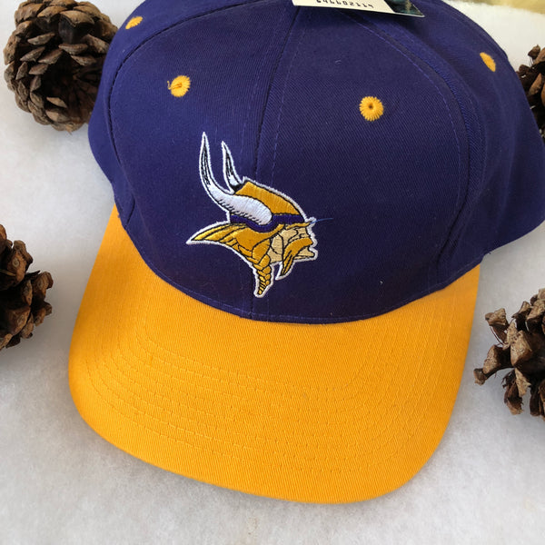 Vintage Deadstock NWT Logo Athletic NFL Minnesota Vikings Snapback Hat