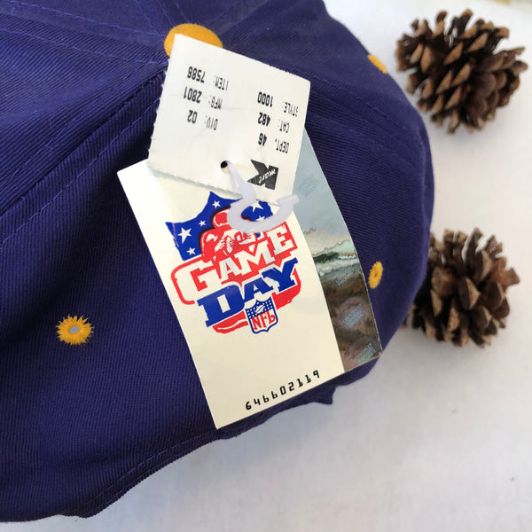 Vintage Deadstock NWT Logo Athletic NFL Minnesota Vikings Snapback Hat