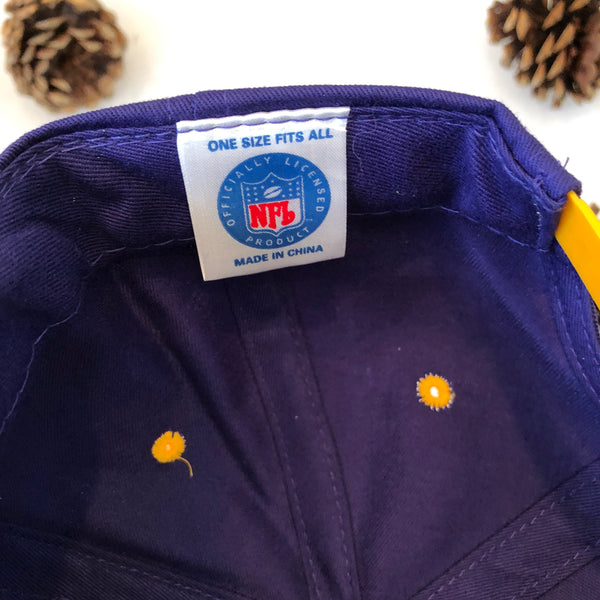 Vintage Deadstock NWT Logo Athletic NFL Minnesota Vikings Snapback Hat