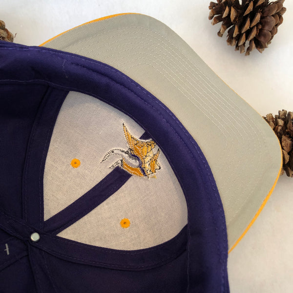 Vintage Deadstock NWT Logo Athletic NFL Minnesota Vikings Snapback Hat