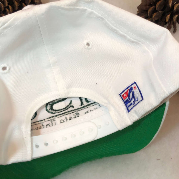 Vintage Deadstock NWOT NCAA Michigan State Spartans The Game Split Bar Twill Snapback Hat