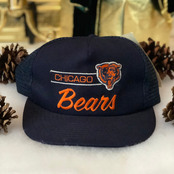 Vintage Deadstock NWT Annco NFL Chicago Bears Trucker Hat Snapback