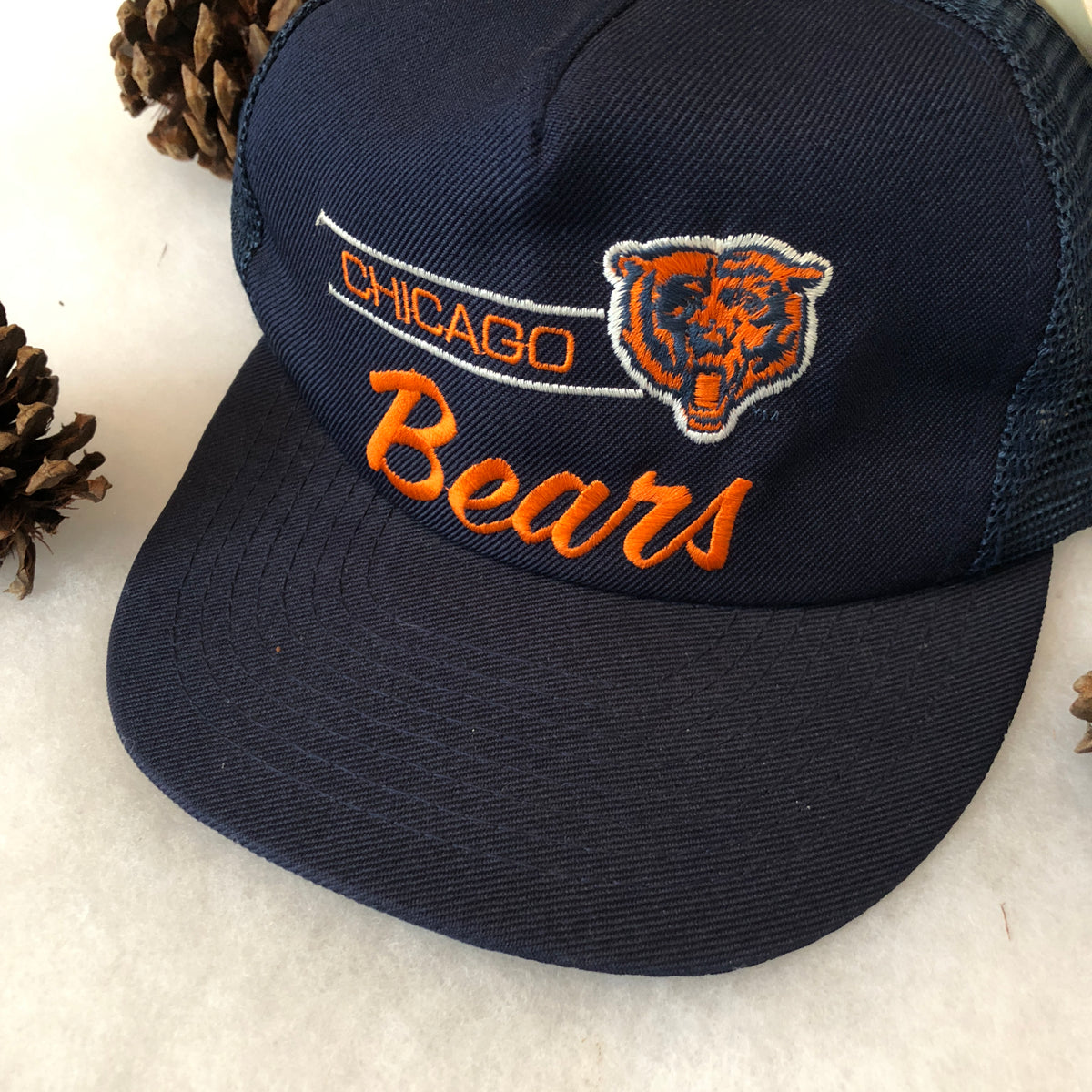 Vintage Chicago Bears Team NFL by Annco Hat Trucker Hat 