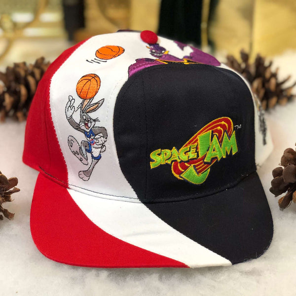 Vintage Deadstock NWT 1996 Space Jam Highway Twill Snapback Hat